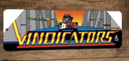 4x12 Vindicators Marquee Banner Metal Wall Video Game Arcade Poster
