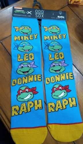 Odd Sox Teenage Mutant Ninja Turtles MIKEY LEO DONNIE RAPH Crew Socks - 