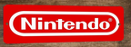 Red Nintendo Logo Video Game 3x12 Inch Metal Wall Sign