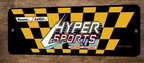 Hyper Sports Arcade 3x12 Metal Wall Video Game Marquee Banner Sign