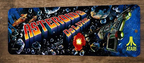 Asteroids Deluxe Arcade 3x12  Metal Wall Video Game Marquee Banner Sign