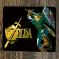 Link Blackout Silhouette Zelda Gaming Mouse Pad – Premium 11.8 x 9.8 inch Precision Control Mat