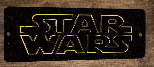 Star Wars Banner Marquee 3x12 Metal Wall Sign