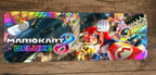 Mario 4x12 Inch Metal Wall Sign - Kart 8 Video Game Poster