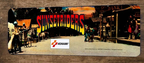 Sunset Riders Arcade Video Game 3x12 Metal Wall Sign Marquee Banner Poster