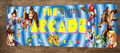 The Arcade 3x12  Metal Wall Video Game Sign