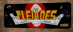 Pleiades Arcade 3x12 Metal Wall Video Game Marquee Banner Sign