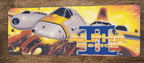 Alpha Mission 2 II Arcade 3x12 Metal Wall Video Game Marquee Banner Sign
