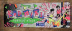 Kid Niki Arcade 3x12 Metal Wall Video Game Sign