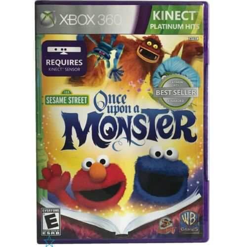 Sesame Street: Once Upon A Monster (Platinum Hits) (Xbox 360) - Game Manual Only