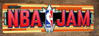 NBA Jam Basketball Classic Arcade Video Game Marquee Banner 3x12 Inches Metal Wall Sign