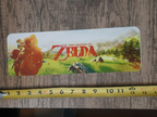 The Legend of Zelda Classic Arcade Marquee Banner 3 Inch x 12 Inch Metal Wall Sign with Metallic Finish