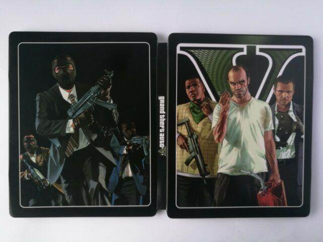 Grand Theft Auto V: Steelbook Edition (Playstation 4) - Game Manual Only