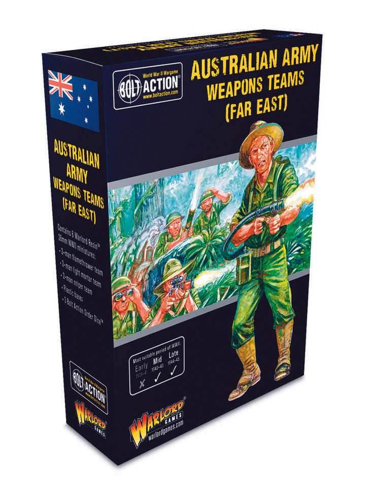 Bolt Action: Australian Army (Far East) Weapons Teams - 