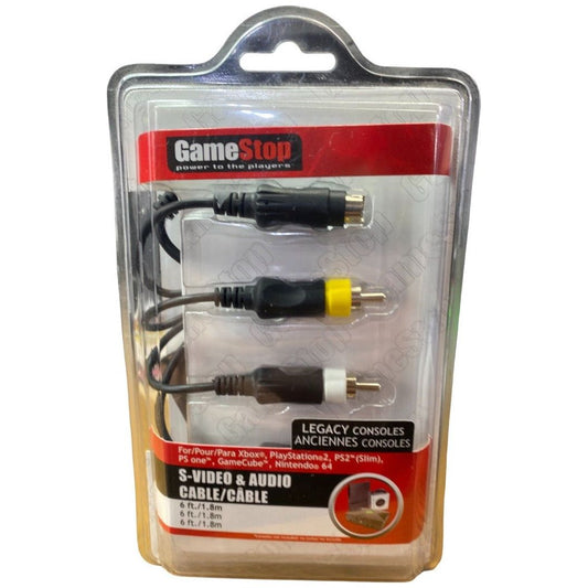 S-Video AV Cable for  PS2, PS2 Slim, XBOx, GameCube & N64