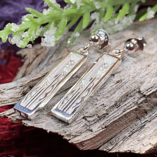 Ella Triple Thistle Earrings - 
