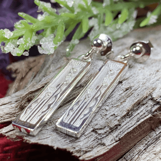 Ella Triple Thistle Earrings - 