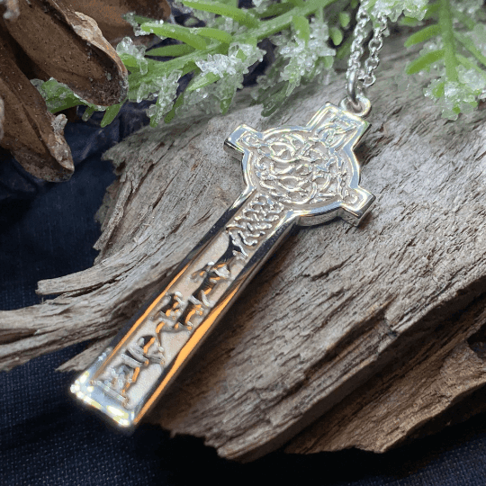 Alexander Scottish Celtic Cross Necklace - 
