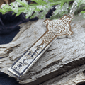 Alexander Scottish Celtic Cross Necklace - 
