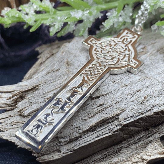 Alexander Scottish Celtic Cross Necklace - 