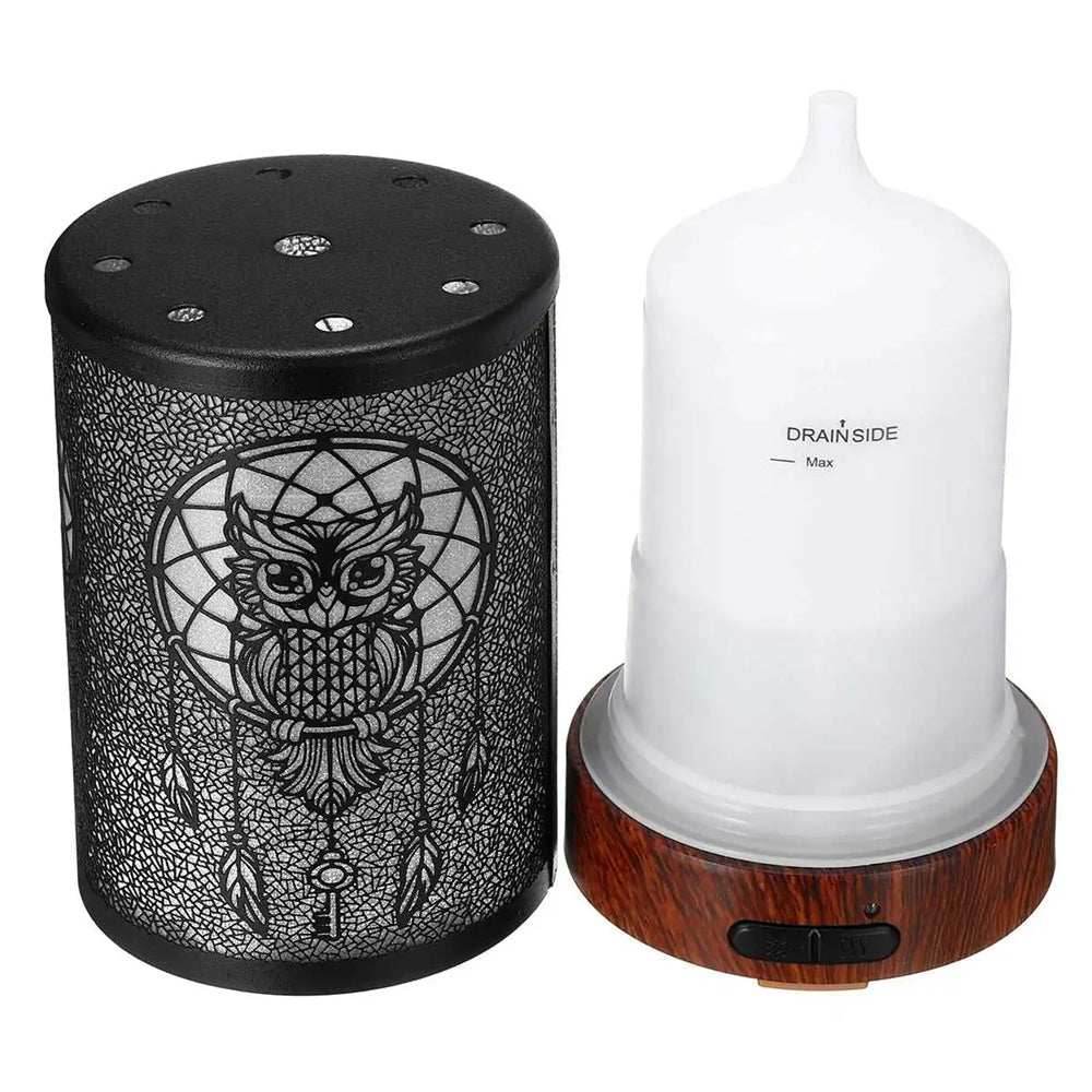 Vintage Metal Ultrasonic 100ml Essential Oil Aroma Diffuser - Butterfly / US