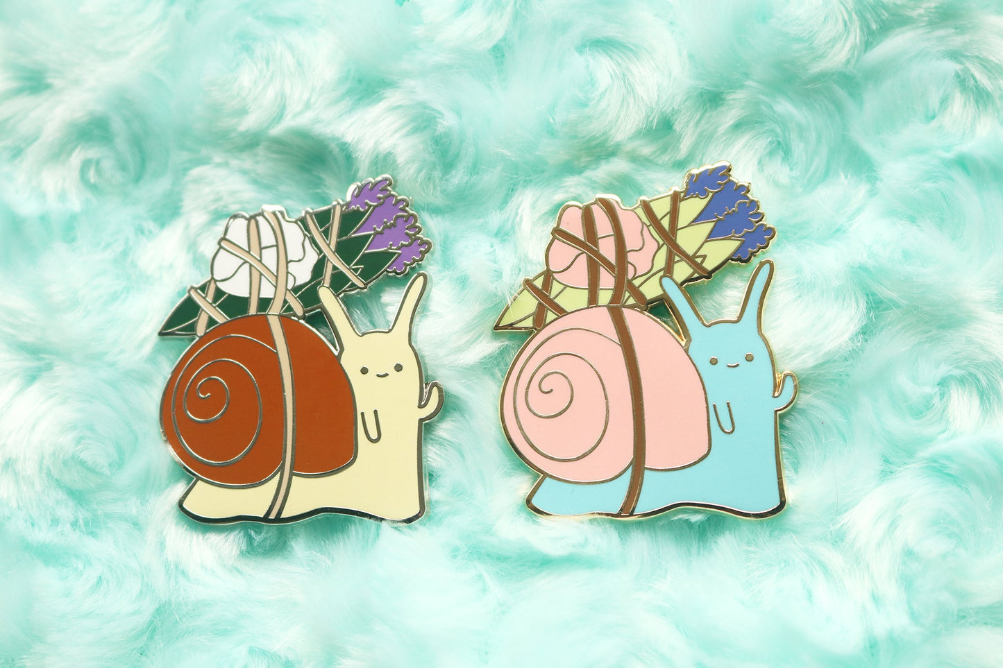 Sage Satchel Snail Hard Enamel Pin
