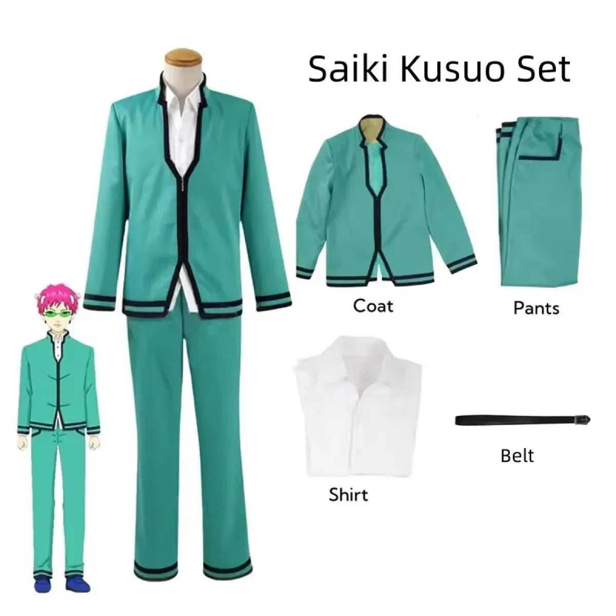Saiki K High School Uniform – Anime Cosplay Set - Costume Only / S