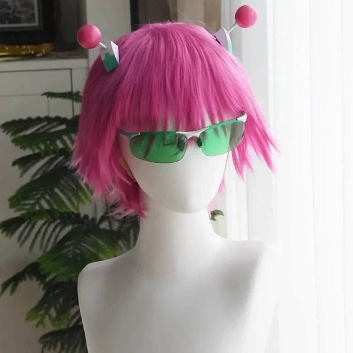 Saiki K High School Uniform – Anime Cosplay Set - Wig Glasses Hairpin / L