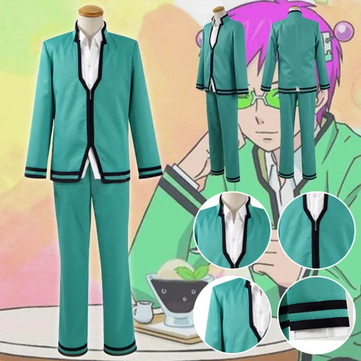 Saiki K High School Uniform – Anime Cosplay Set - Costume Only / S