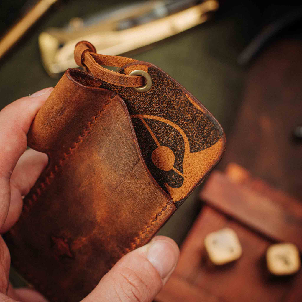 Pirate Goods Sailor Knife Sleeve – Leather EDC Pocket Knife Holder