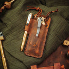Pirate Goods Sailor Knife Sleeve – Leather EDC Pocket Knife Holder