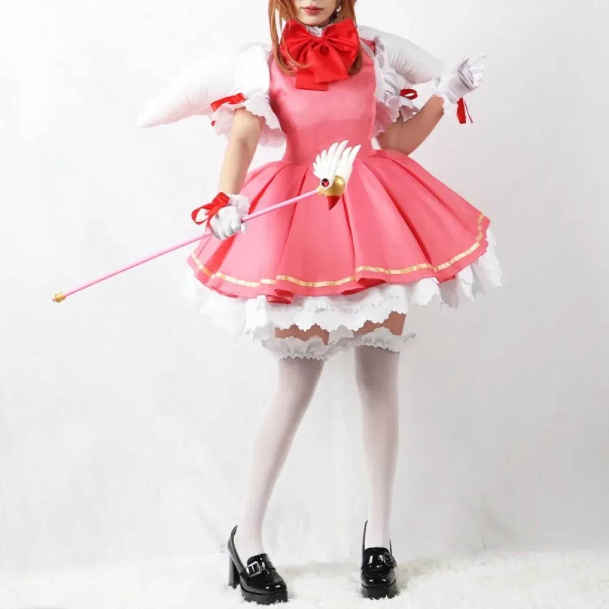 Sakura Princess Cosplay Dress - Wig / XS