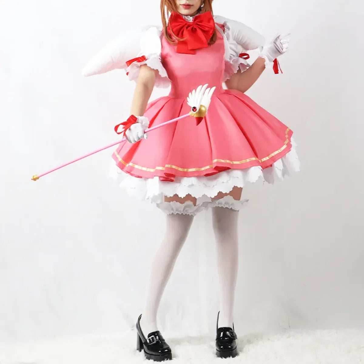 Sakura Princess Cosplay Dress - Wig / XS