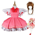 Sakura Princess Cosplay Dress - Wig / XS