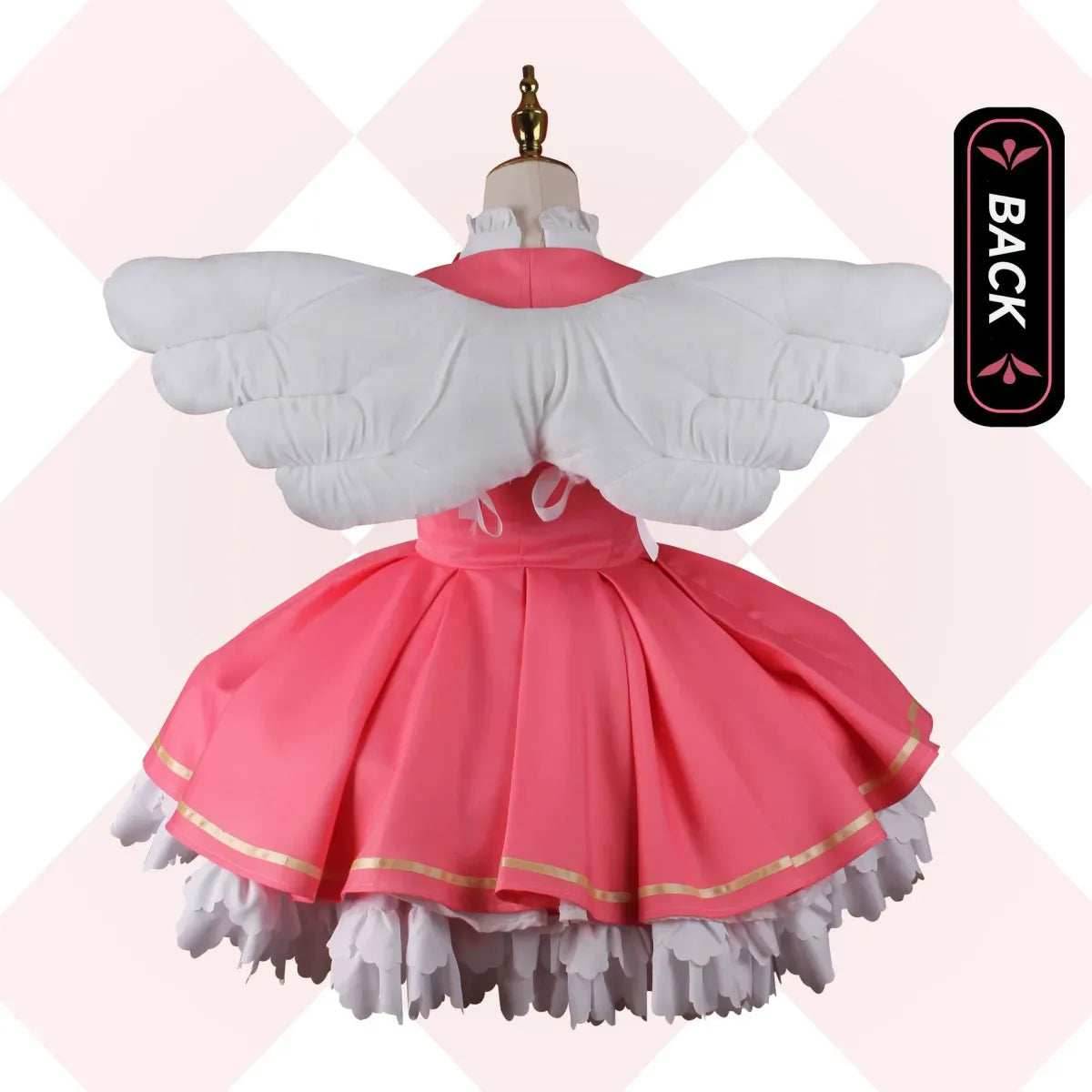 Sakura Princess Cosplay Dress - Wig / XS