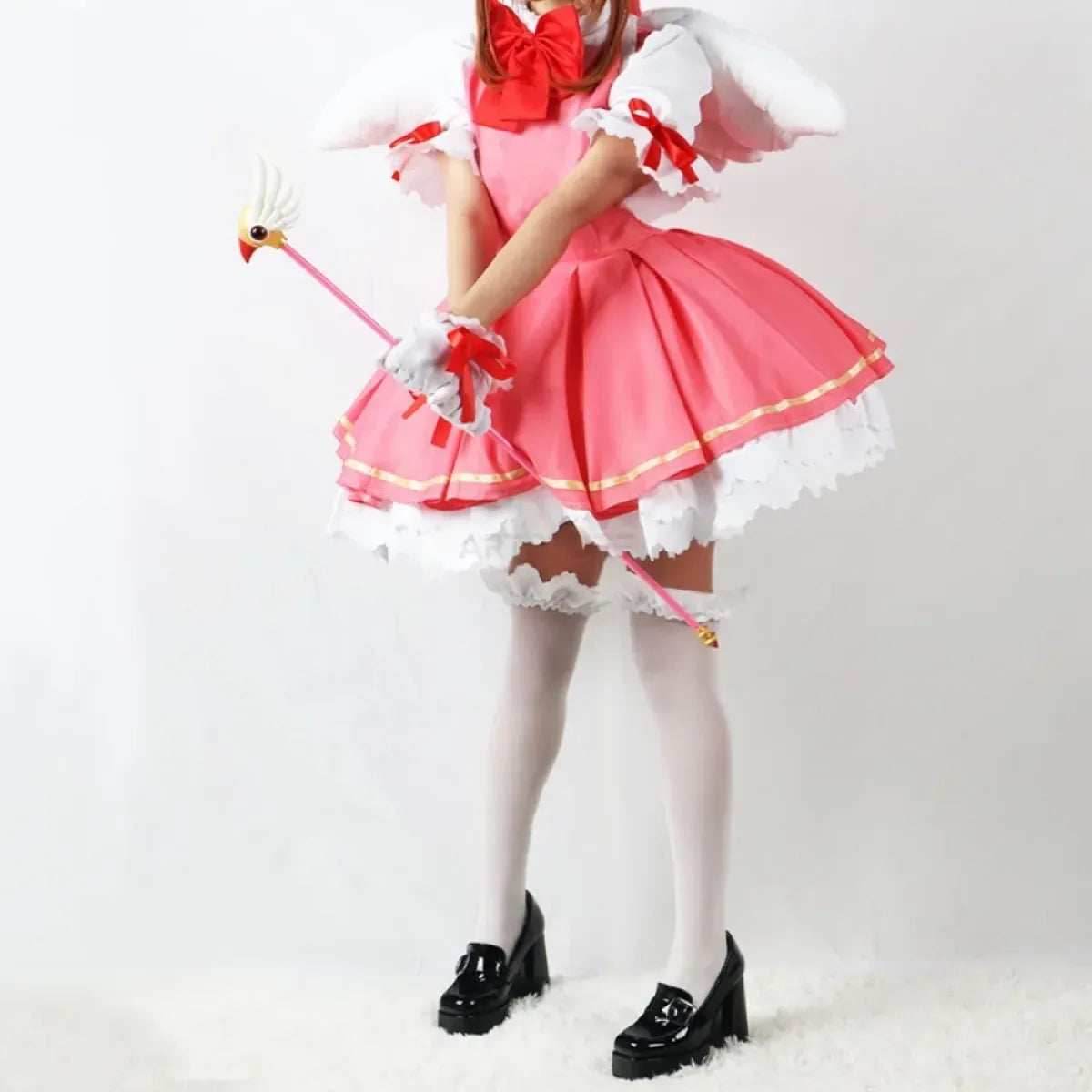 Sakura Princess Cosplay Dress - Wig / XS