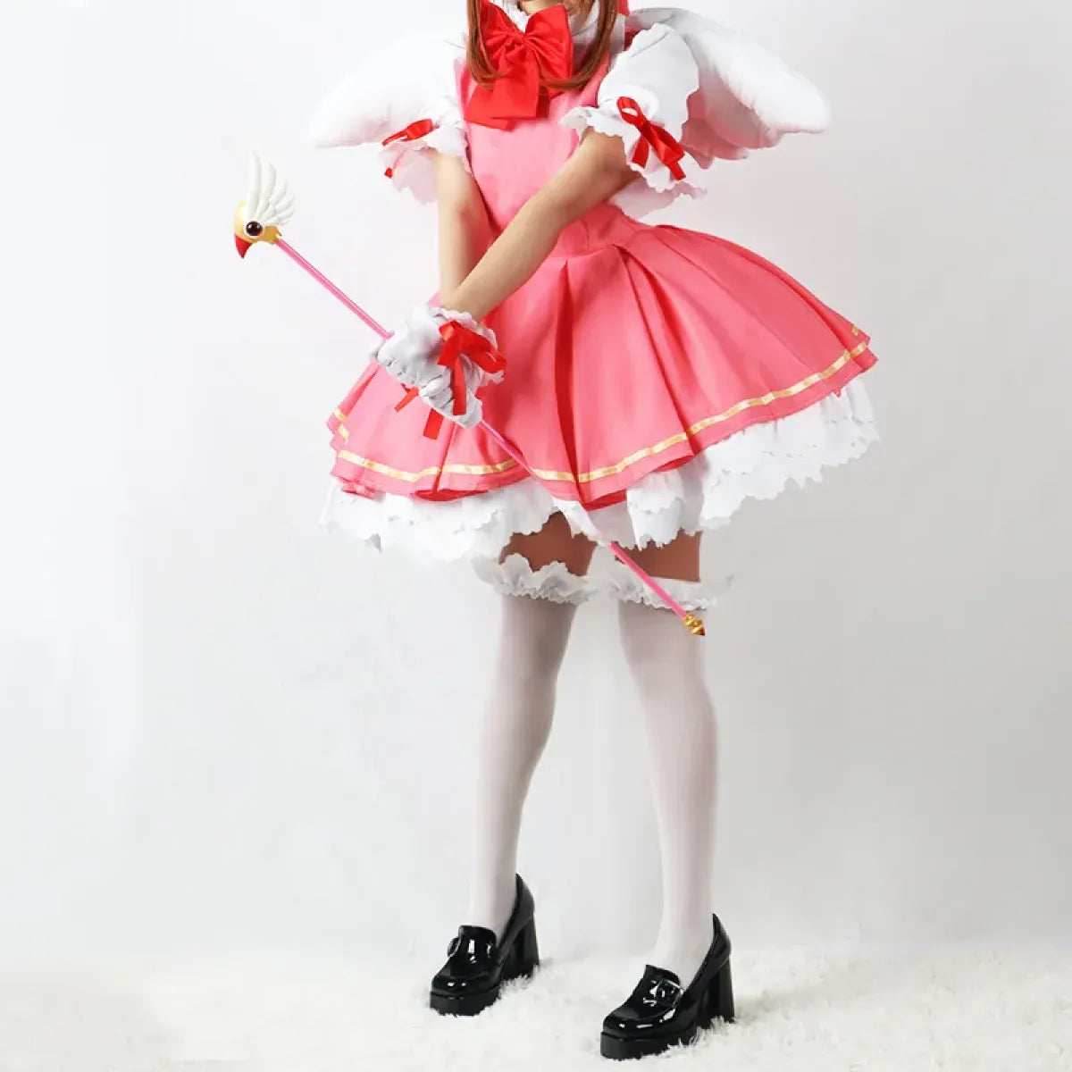 Sakura Princess Cosplay Dress - Wig / XS