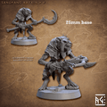 Sandfang Ratkin: Sculpt F (Male Ratkin Ranger / Soldier) - Hood / Crossbow