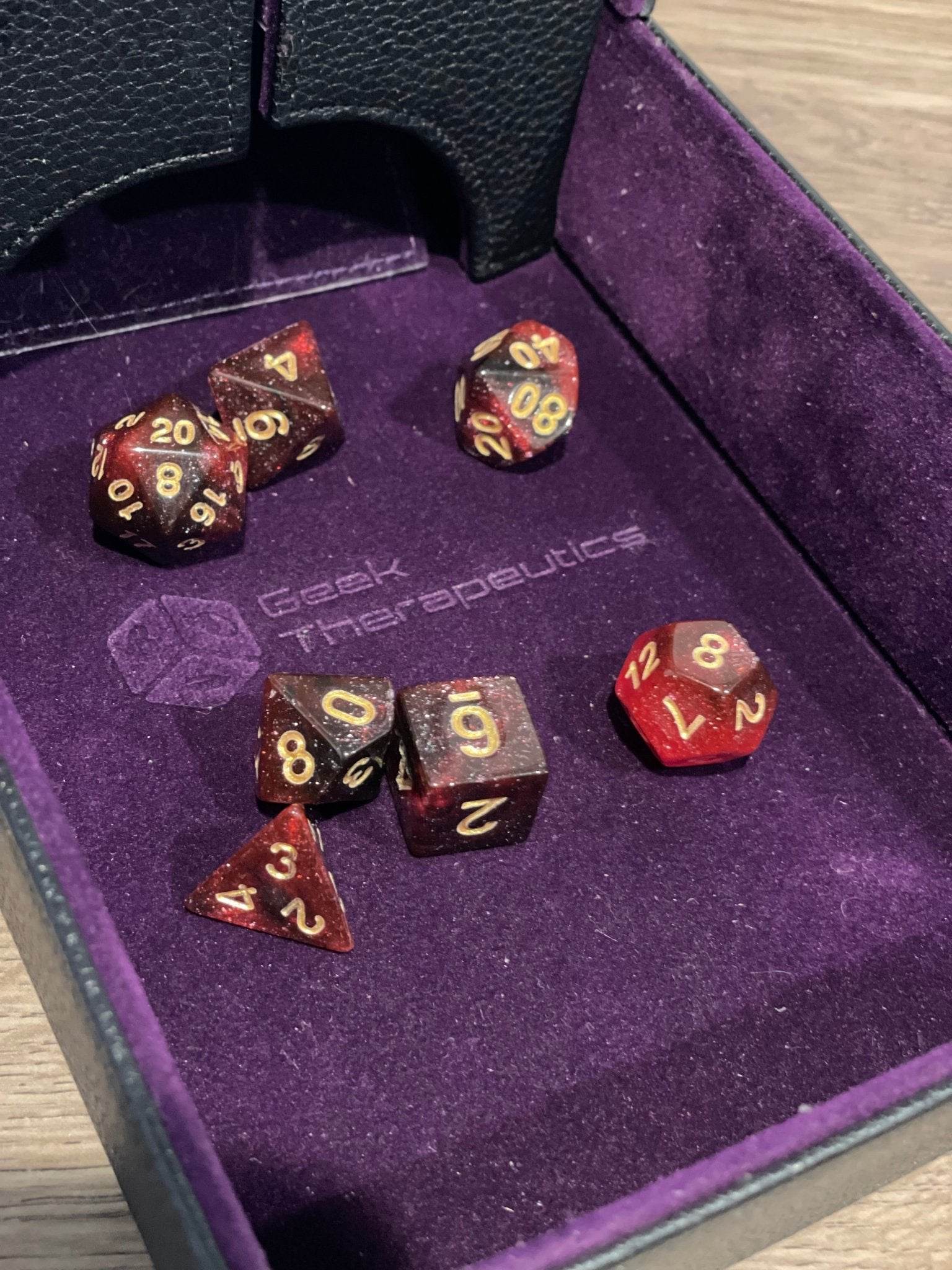 Sandstorm Dungeon Master Dice Set (Includes Bag) - 