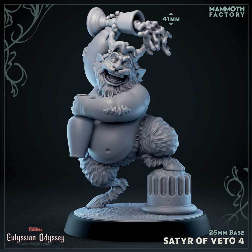 Satyr of Veto: Sculpt 4 (Male Satyr Bard) - 