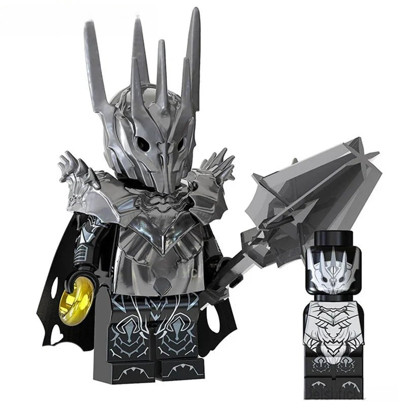 Sauron Lord of The Rings Lego Minifigures Custom Toys 3