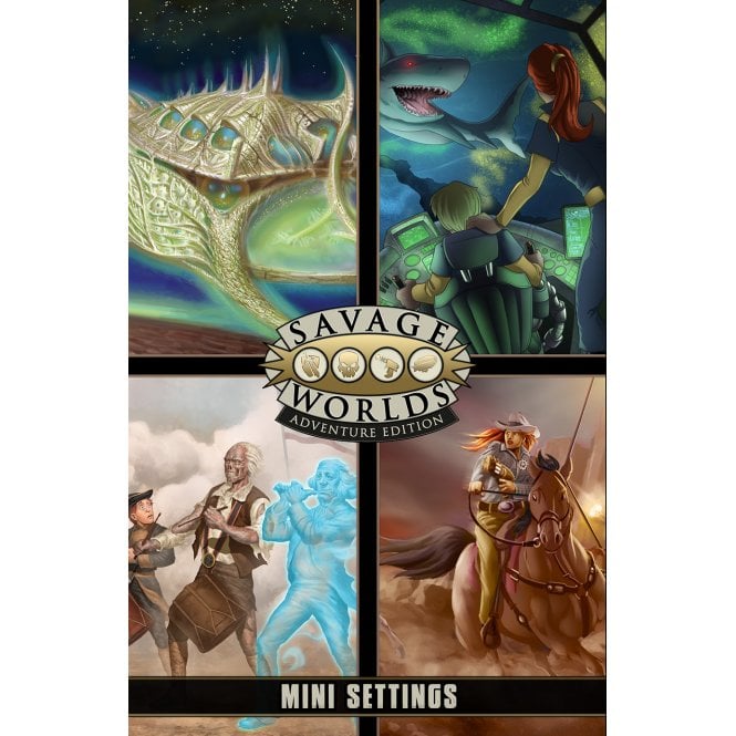 Savage Worlds RPG: pantalla maestra del juego y miniconfiguraciones