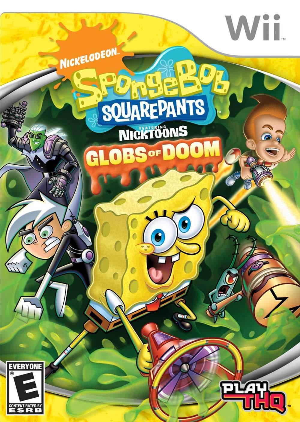 SpongeBob SquarePants Featuring Nicktoons: Globs Of Doom (Wii) - Game Manual Only