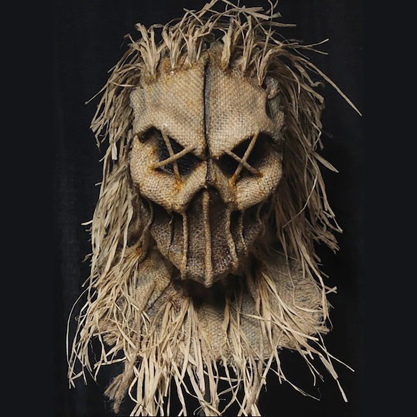 Scarecrow Mask Horror Halloween Mask Creative Gift Cosplay Mask Movable Jaw Full Head Skull Mask Horror Helmet