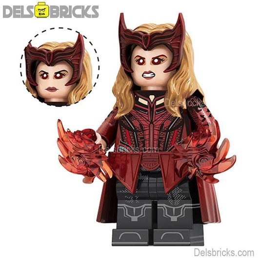 Scarlet Witch Wanda Maximoff Lego Minifigures Custom Toys - 