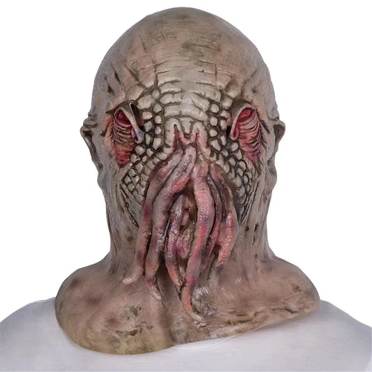 Scary Octopus Cthulhu doctor who mask Full Head Cosplay Halloween Dr. Wode mask Props Party Helmet For kids