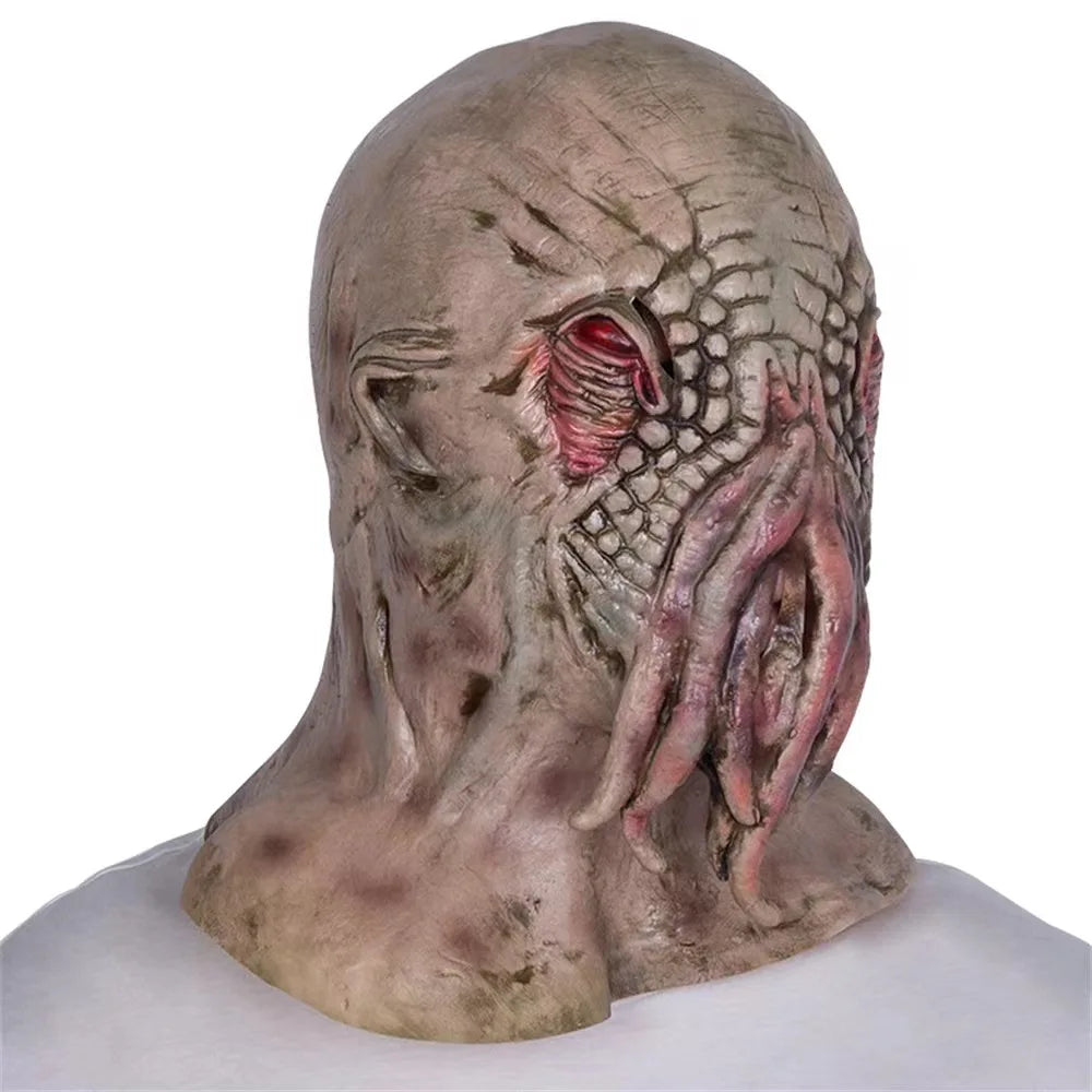 Scary Octopus Cthulhu doctor who mask Full Head Cosplay Halloween Dr. Wode mask Props Party Helmet For kids