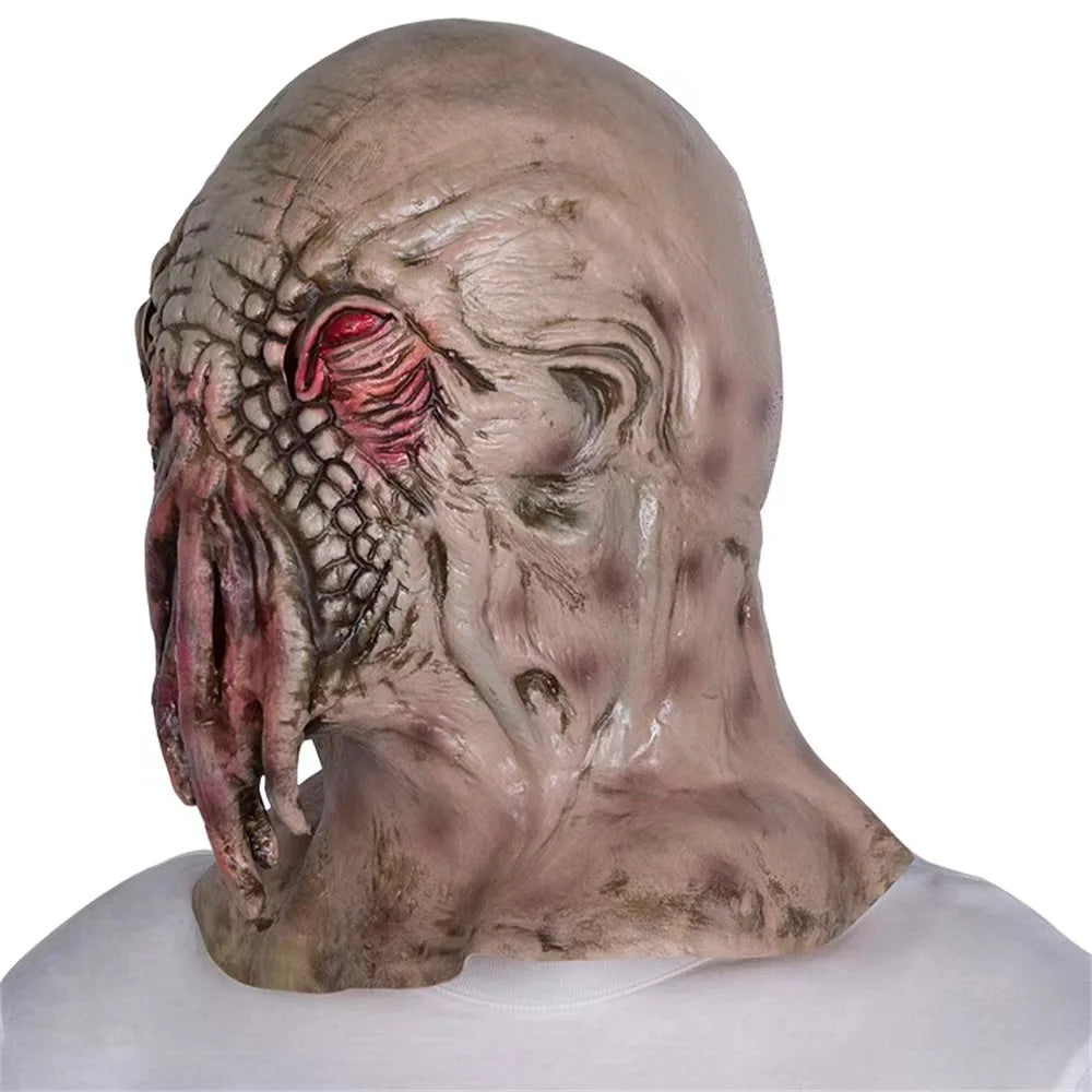 Scary Octopus Cthulhu doctor who mask Full Head Cosplay Halloween Dr. Wode mask Props Party Helmet For kids