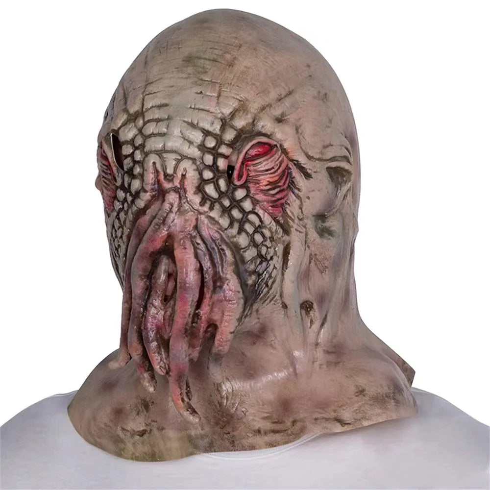 Scary Octopus Cthulhu doctor who mask Full Head Cosplay Halloween Dr. Wode mask Props Party Helmet For kids