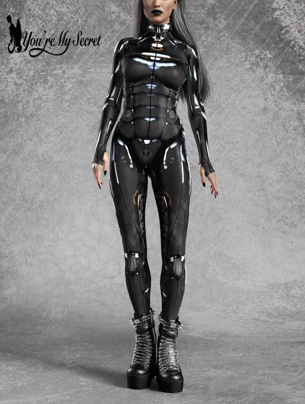 Sci -fi Armor Jumpsuit Cosplay Jumpsuit  Bodysuit